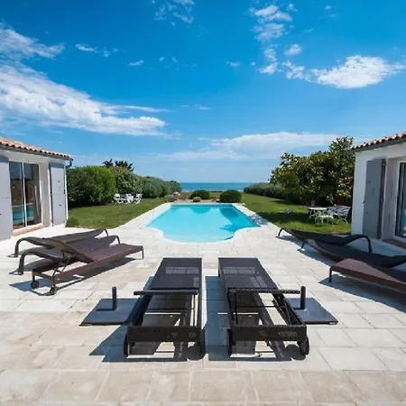 別荘 Magnifique Sur Front De Mer Avec Piscine Chauffee Sur L'ile De Re *